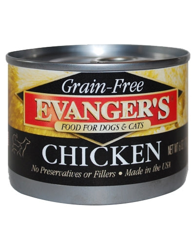 Evanger's Grain Free Chicken - 6 oz.