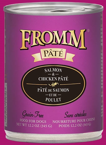 Fromm Gold Salmon & Chicken Pate Dog Food - 12.2 oz