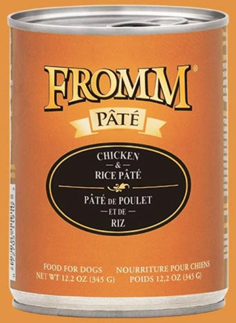 Fromm Chicken & Rice Pate Dog Food - 12.2 oz