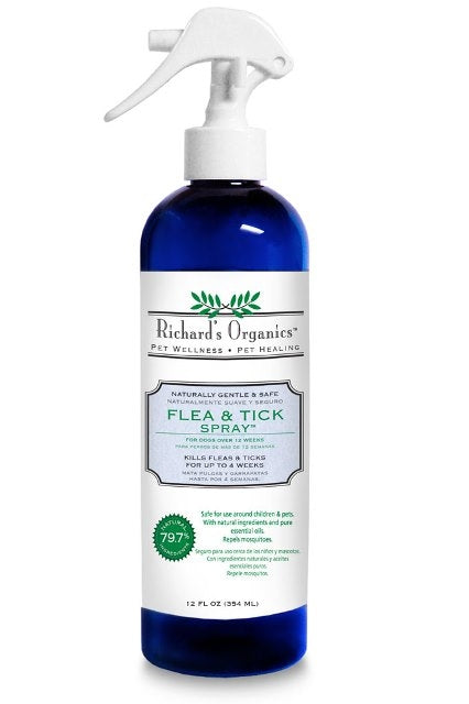 Richard's Organics Flea & Tick Spray - 12fl oz