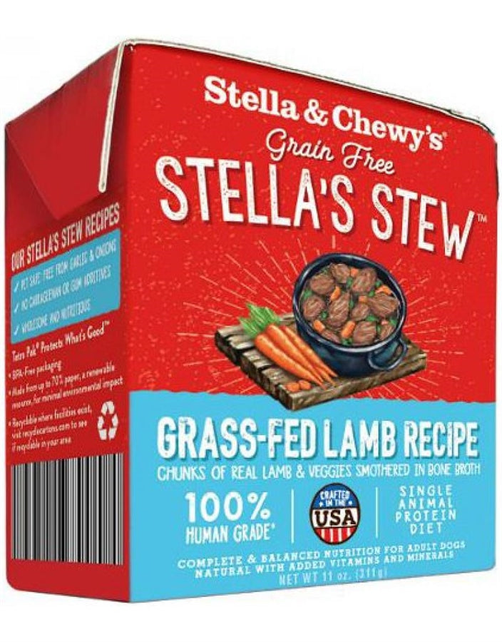 Stella & Chewy's Grain Free Stella's Stew Grass-Fed Lamb Recipe for Dogs - 11 oz.
