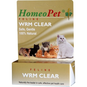 HomeoPet FELINE WRM Clear - Safe, Gentle, 100% Natural