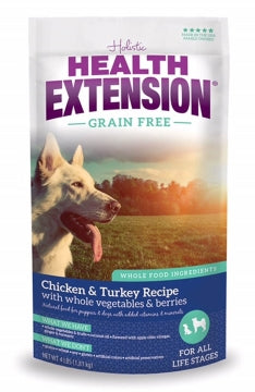 Health Extension Grain Free Chicken & Turkey Recipe Dry Dog Food