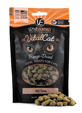 Vital Essentials Freeze Dried Ahi Tuna Cat Treat - 1.1 oz.