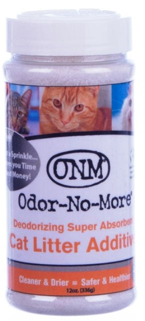 ONM - Odor-No-More Deodorizing Cat Litter Additive - 12 oz.