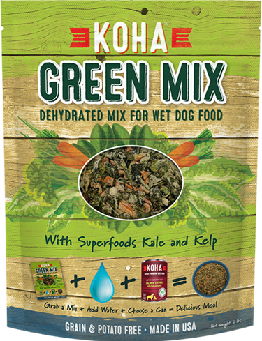 KOHA Dehydrated Green Mix Dog Food - 2 lbs.