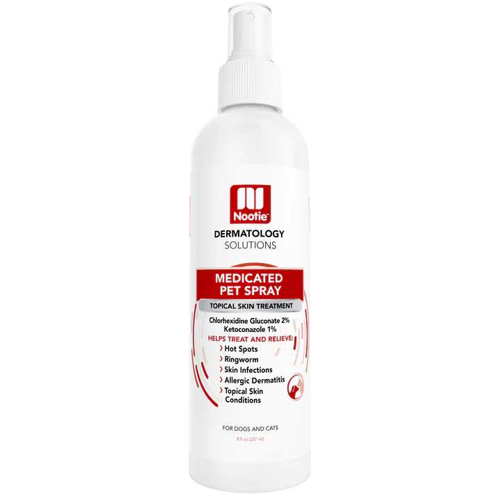 Nootie Dermatology Solutions Medicated Spray -8 oz – Go Healthy Pet