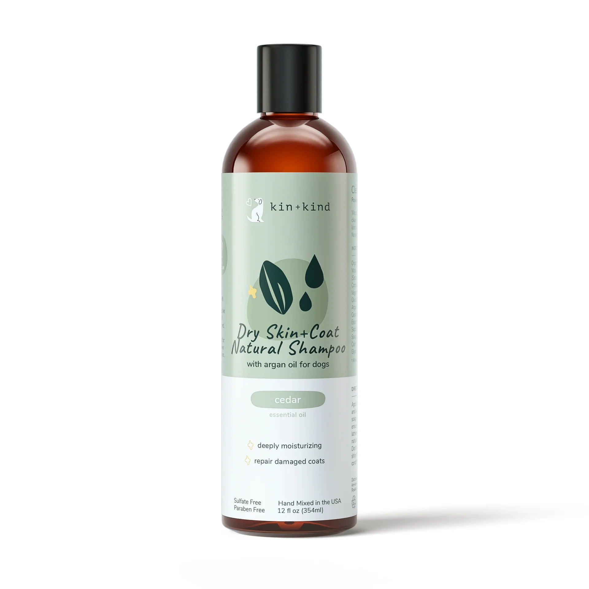 kin kind Dry Skin Coat Shampoo with Argan Oil for Dogs Go