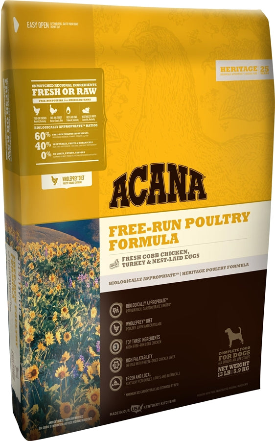 Acana Heritage Free-Run Poultry Dog Food
