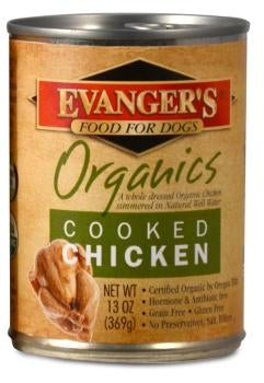 Evanger's Organics Cooked Chicken - 13 oz.