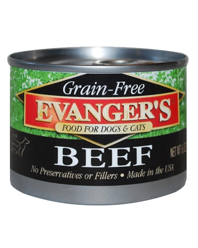 Evanger's Grain Free Beef - 6 oz.