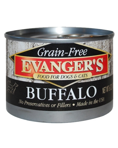 Evanger's Grain Free Buffalo - 6 oz.