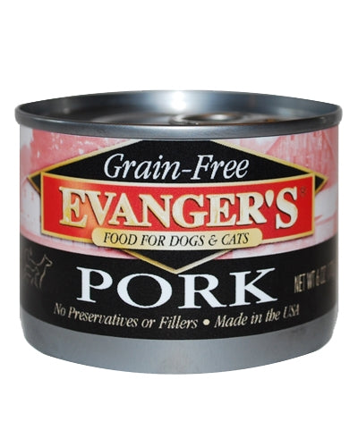 Evanger's Grain Free Pork - 6 oz.