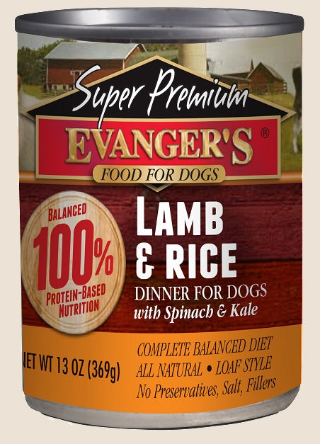 Evanger's Super Premium Lamb & Rice Dinner - 13 oz.