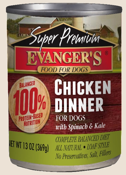Evanger's Super Premium Chicken Dinner for Dogs - 13 oz.