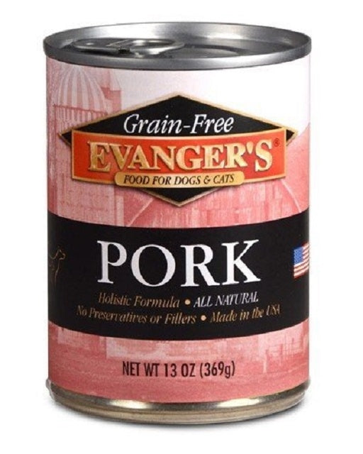 Evanger's Grain Free Pork - 12.8 oz.