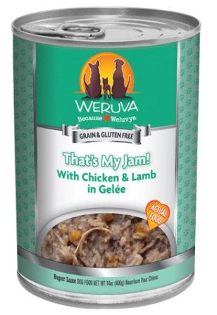 Weruva That's My Jam! with Chicken & Lamb in Gelee 14 oz.
