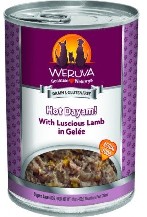 Weruva Hot Dayam! with Luscious Lamb in Gelee 14 oz.
