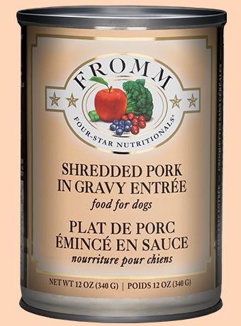 Fromm Shredded Pork in Gravy Entree Dog Food - 12 oz.