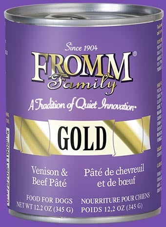 Fromm Gold Venison & Beef Pate Dog Food - 12.2 oz