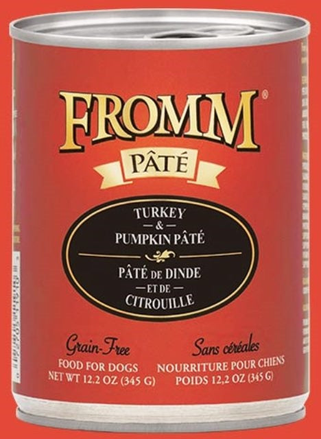 Fromm Turkey & Pumpkin Pate Dog Food - 12.2 oz