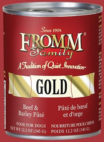 Fromm Beef & Barley Pate Dog Food - 12.2 oz