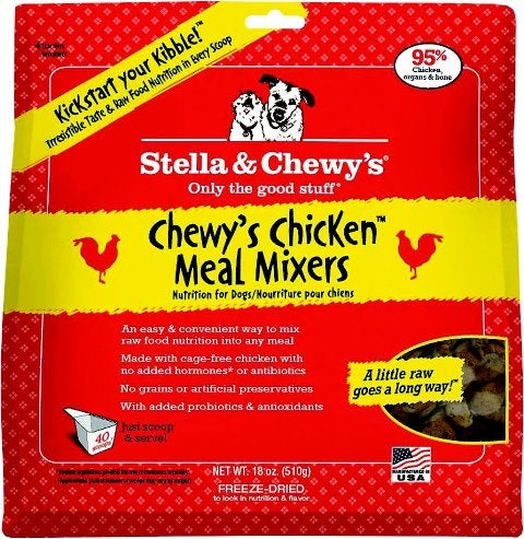 Stella & Chewy's Freeze Dried Chicken Meal Mixers for Dogs
