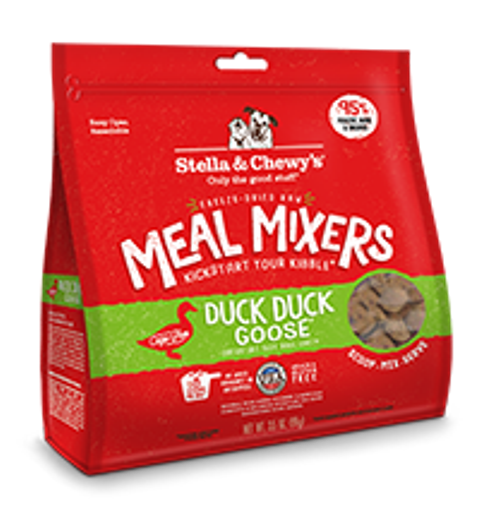 Stella & Chewy's Freeze Dried Duck Duck Goose Meal Mixers for Dogs