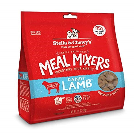 Stella & Chewy's Freeze Dried Dandy Lamb Meal Mixers for Dogs