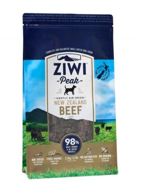 ZIWI Peak Gently Air-Dried New Zealand Beef for Dogs
