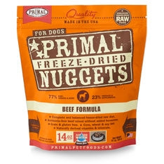 Primal Freeze Dried Nuggets Beef Formula Dog Food