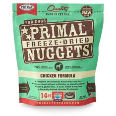 Primal Freeze Dried Nuggets Chicken Formula Dog Food