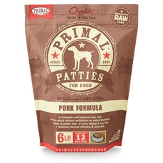 Primal Frozen Raw Canine Pork Formula Nuggets - 6 lbs