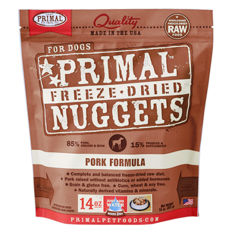 Primal Freeze Dried Nuggets Pork Formula Dog Food