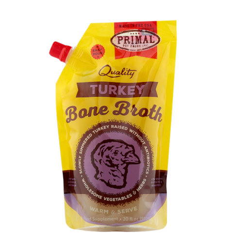 Primal Frozen Turkey Bone Broth - 20 fl. oz.