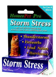 HomeoPet Storm Stress for Cats & Kittens - Safe, Gentle, 100% Natural