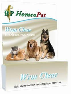 HomeoPet WRM Clear - Safe, Gentle, 100% Natural