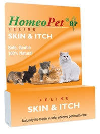 HomeoPet Skin & Itch - FELINE - Safe, Gentle, 100% Natural