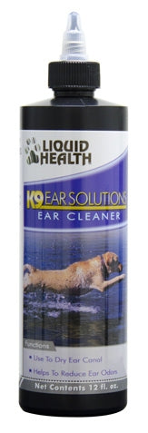 Liquid Health K9 Ear Solutions - Ear Cleaner - 12 fl oz