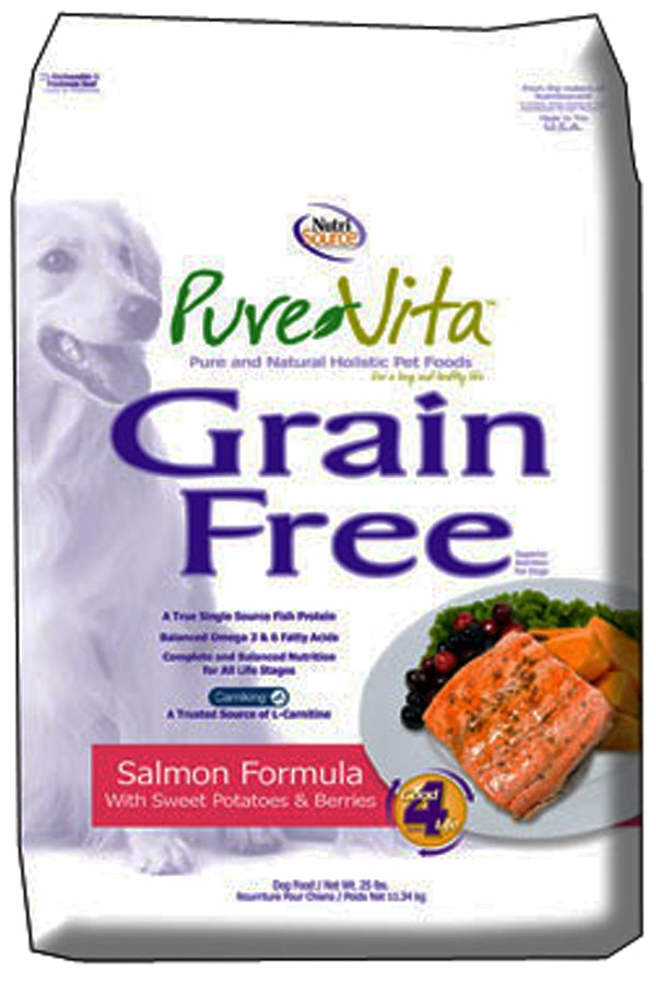 NutriSource Pure Vita Grain Free Salmon Formula Dog Food