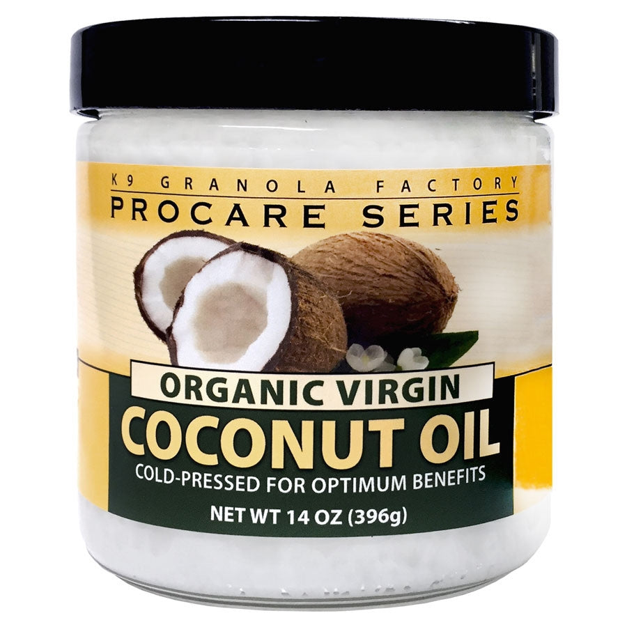 K9 Granola Factory Organic Virgin Coconut Oil - 14 oz.