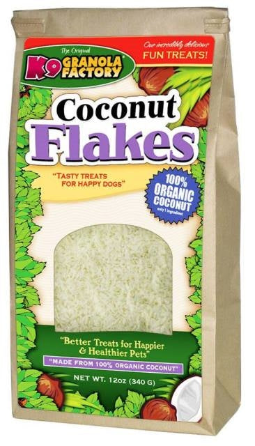 K9 Granola Factory Organic Coconut Flakes Dog Treats - 12 oz.