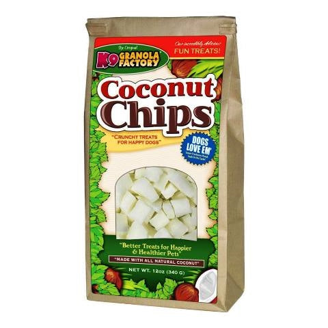 K9 Granola Factory Organic Coconut Chips Dog Treats - 12 oz.