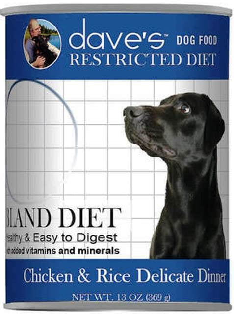 Dave's Restricted Diet Dog Food - Bland Chicken Diet - 13 oz.