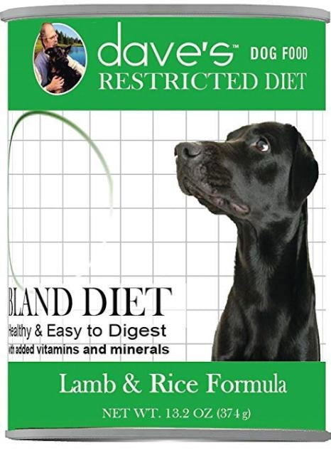 Dave's Restricted Diet Dog Food - Bland Lamb Diet - 13 oz.