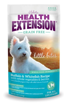 Health Extension Grain Free Buffalo & Whitefish Little Bites Recipe Dry Dog Food