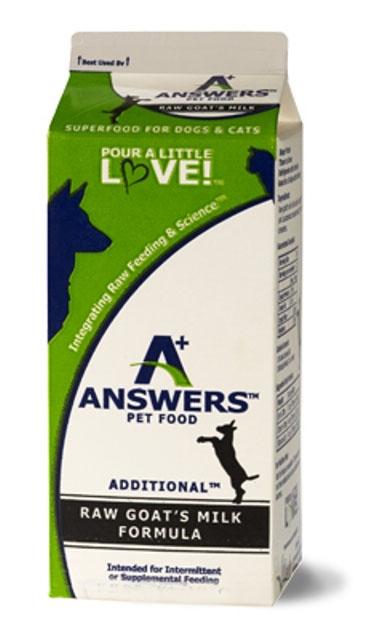 Answers Raw Frozen Goat's Milk for Dogs & Cats - 32 fl. oz.