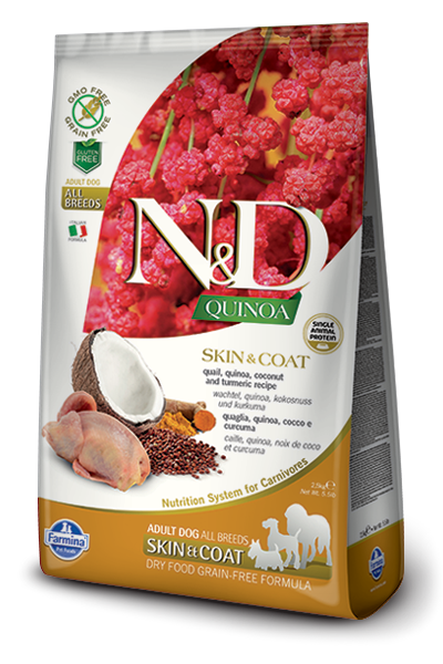 Farmina N&D Quinoa Skin & Coat Quail Dog Food