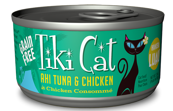 Tiki Cat Hookena Luau Ahi Tuna & Chicken - 6 oz.
