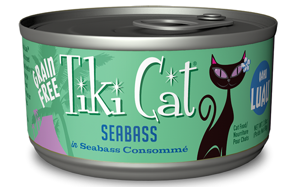 Tiki Cat Oahu Luau Seabass - 6.0 oz.